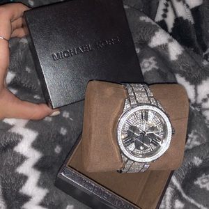Micheal Kors Wren Silver-Tone Watch